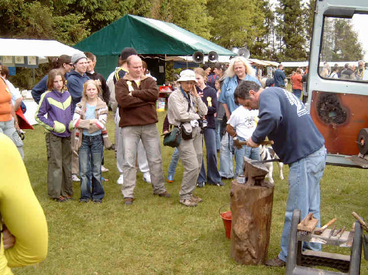 Der Hufschmied gab Vorfhrungen