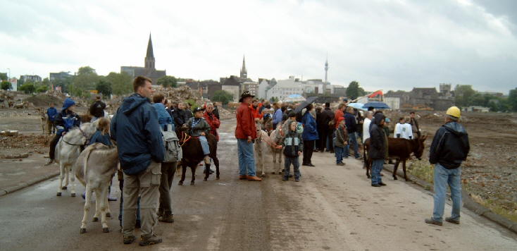 5.  Eselwanderung ber das Phoenixgelnde in Dortmund Hrde vom 4. bis 6. Juni 2004