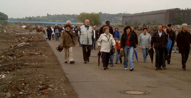5.  Eselwanderung ber das Phoenixgelnde in Dortmund Hrde vom 4. bis 6. Juni 2004